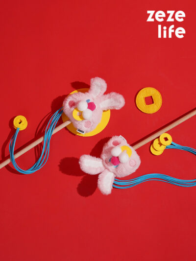 Rabbit Cat Wand Toy