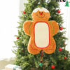 Christmas Cat Scratcher: Gingerbread Man Cat Scratching Mat