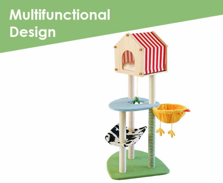 Home / Cat Furniture & Scratcher / Cat Trees & Towers / Farm Animal Cat