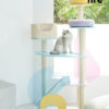 Macarons Color Acrylic Sheet Cat Tree