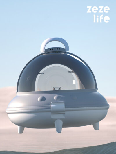 Spaceship Litter Box & Ufo Litter Box