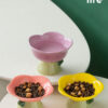 Tulip Ceramic Elevated Cat Bowls