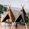 Retro Style Cat Teepee Bed