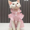 pink cat dress