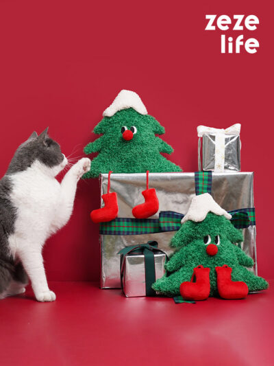 Christmas Cat Toys: Snow Tree Catnip Cat Toy