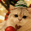 Christmas Hat Cat Clothes - Cat Christmas Costumes