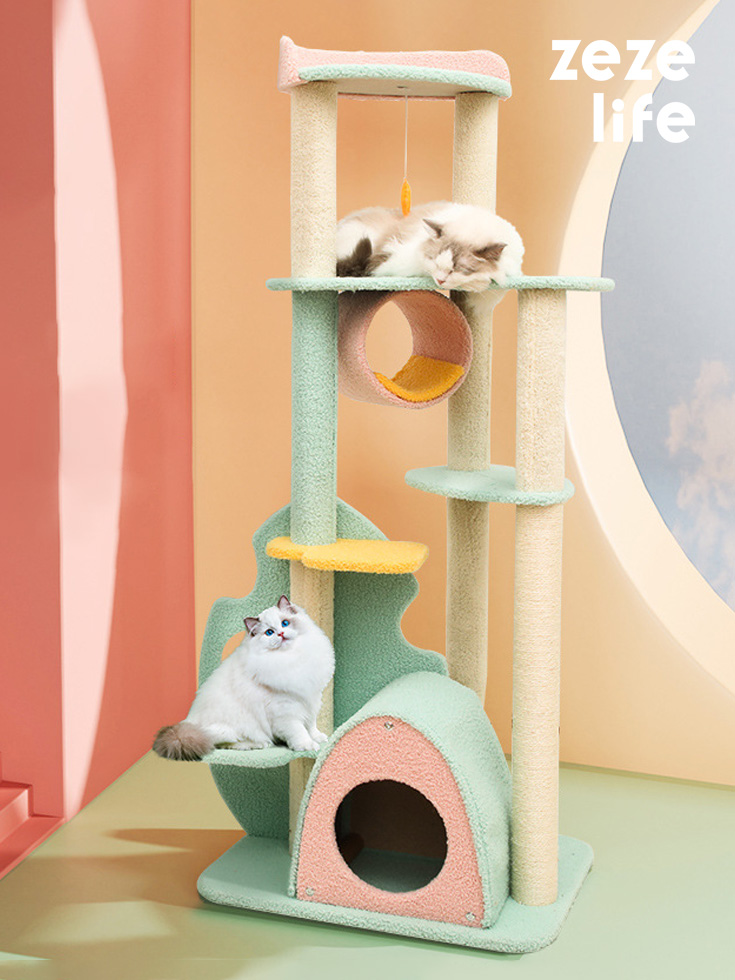 Pink Forest Cat Tree