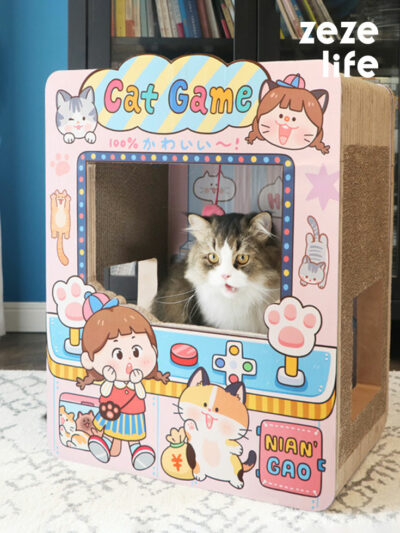 Claw Machine Cardboard Cat Scratcher