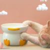 Duck Ceramic Cat Bowl - Elevated Cat Bowls