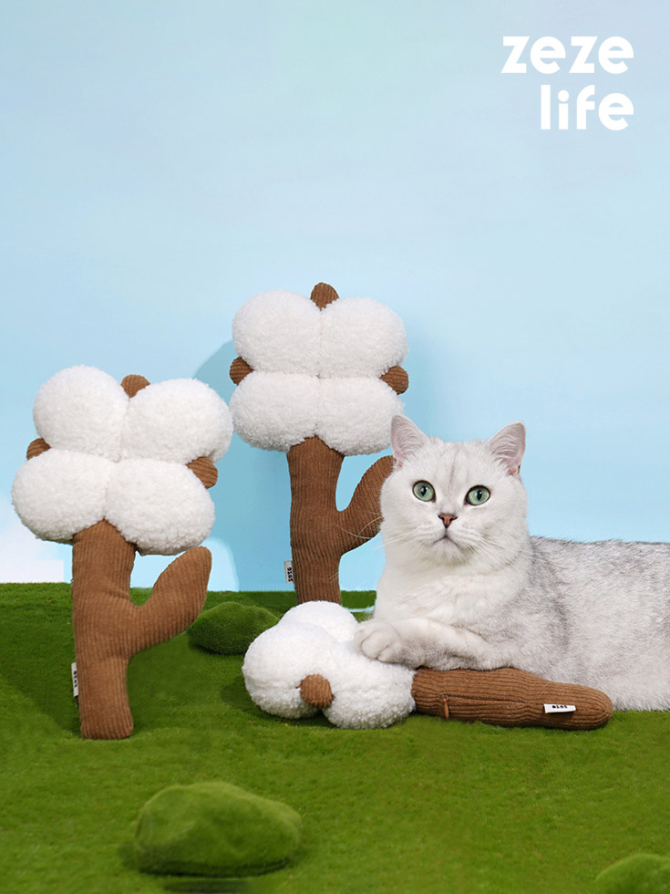 Jouet pour chat à l'herbe à chat en coton - ZezeLife