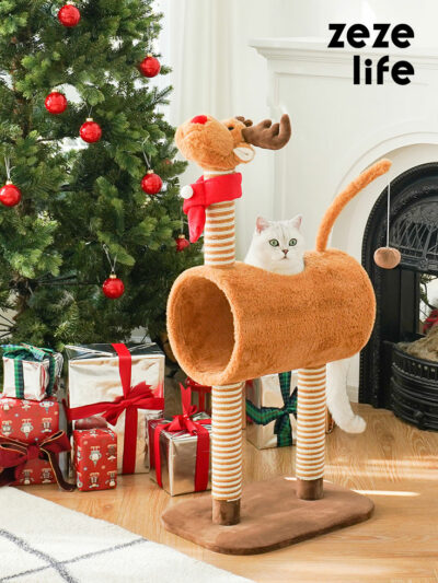 Christmas Elk Cat Tree