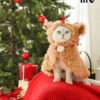 Elk Cape Cat Clothes - Cat Christmas Costumes