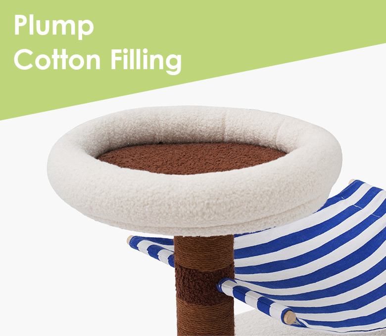 Replacement Cat Hammock For Cat Trees | Transparent Spaceship Design | 11.8 Inch Acrylic Bed
