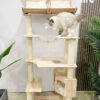 Deck Chair Solid Wood Cat Tree