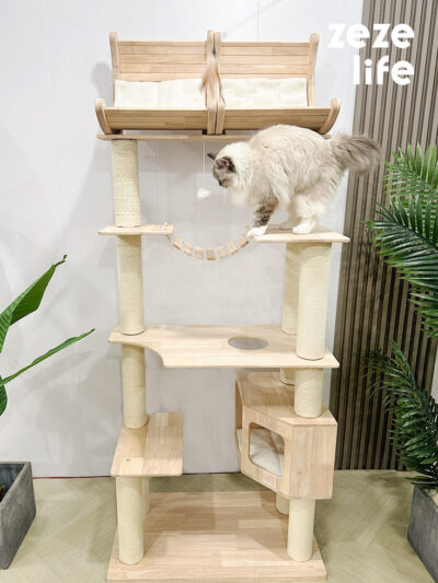 Deck Chair Solid Wood Cat Tree