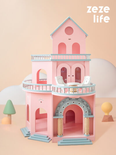 Pink Castle Cat House - Cat Castle