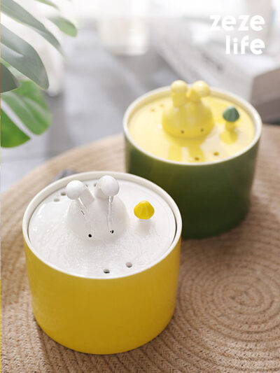 Bunny Ceramic Cat Water Fountain