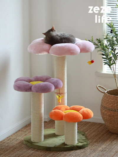 Three Tier Flower Cat Tree