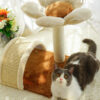 Cream Color Flower Cat Tree