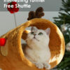 Christmas Deer Cat Tree - Christmas Cat Tree