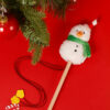 Christmas Snowman Catnip Cat Wand Toy