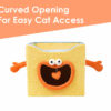 Foldable Smiley Cat Cave Bed