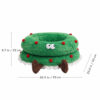 Christmas Wreath Shaped Cat Bed