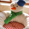 Hug Snowman Cat Bed