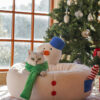 Hug Snowman Cat Bed
