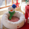 Hug Snowman Cat Bed