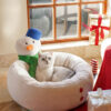 Hug Snowman Cat Bed