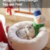 Hug Snowman Cat Bed