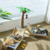 Coconut Tree Cat Scratching Post & Cat Recliner