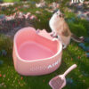 Strawberry Fat Cat Litter Box