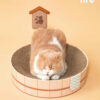 Japanese-Style Hot Springs Cat Scratcher Bed