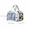 Cow Milk Rolling Pet Carrier