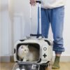 Cow Milk Rolling Pet Carrier