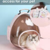 Space Capsule Pink Cat Carrier