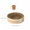 Japanese-Style Hot Springs Cat Scratcher Bed