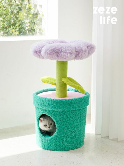 Barbie Potted Flower Cat Condo