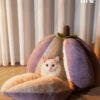 Mangosteen Purple Cat Bed