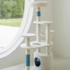 White Cream Style Cat Tree Plus