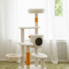 White Cream Style Cat Tree Plus