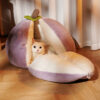 Mangosteen Purple Cat Bed