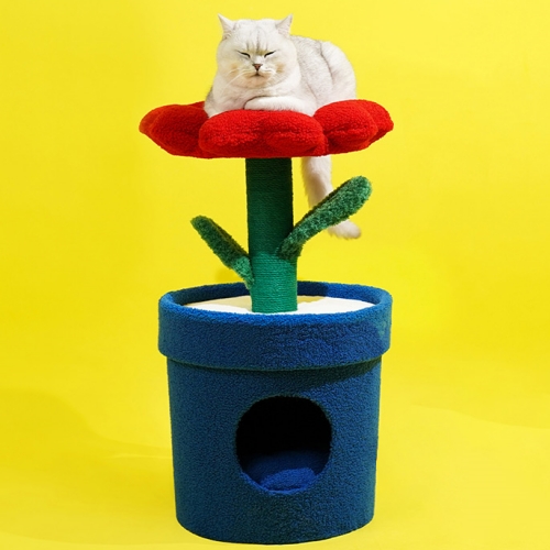 Potted Flower Cat Condo