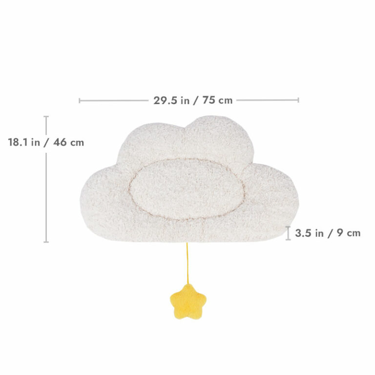 Golden Cat Cloud WN2203040CL Quilted Round Mat main image 1