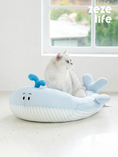Whale Cooling Cat Bed