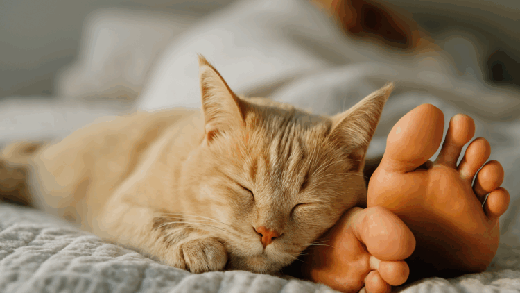 Why Does My Cat Sleep at My Feet? 7 Surprising Reasons