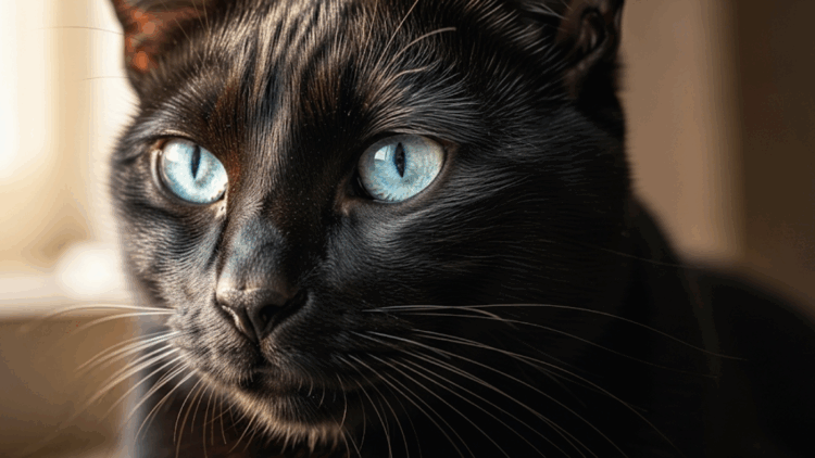 Secrets Behind the Rare Black Cat With Blue Eyes Revealed