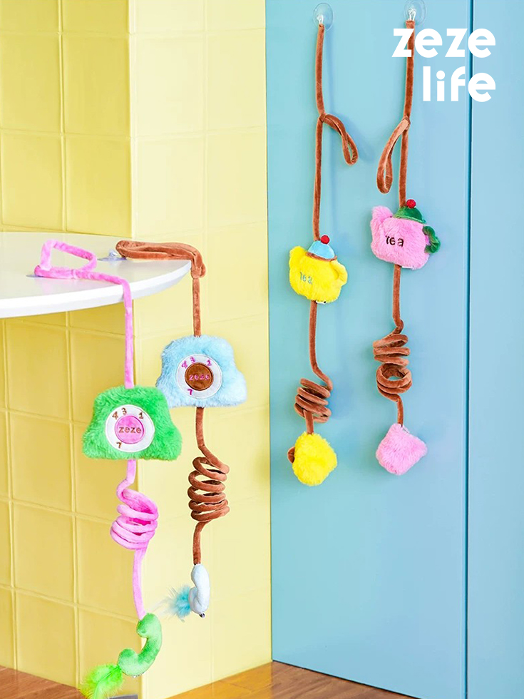 Elastic Cat Wand Toy (5)